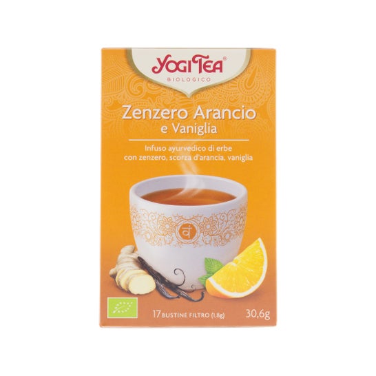 Yogi Tea Zenzero, arancio e vaniglia 17 bustine