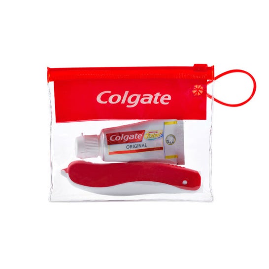 Colgate Kit de Viaje Cepillo, Enjuague y Pasta dental — Farmacia Parque  Miramar