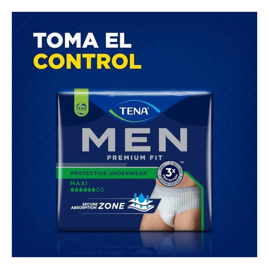 Tena Men Premium Fit Protective Underwear Maxi L 10uds Tena Men Premium Fit Protective Underwear Maxi L 10uds