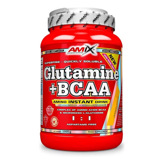 Amix Glutamine+BCAA 1kg Piña