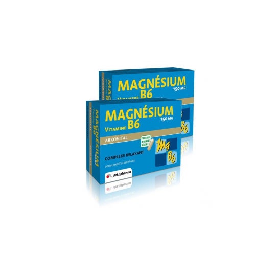 Arkopharma Arkovital Magnesium/B6 60 Glules 2er-Set