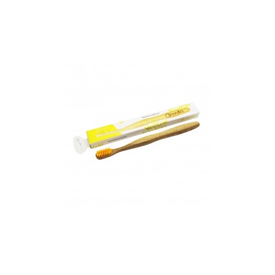 Nordics Cepillo de Dientes Bambú Bio Amarillo 1 ud