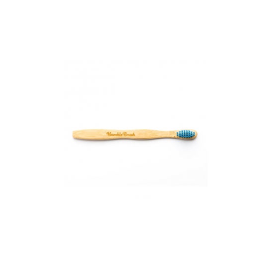 Spazzolino da denti ultra morbido per bambini in bambù blu