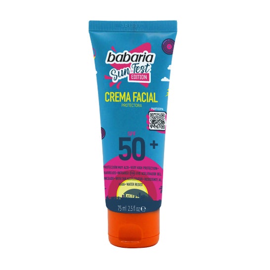 Babaria Sun Fest Crema Facial Protectora Spf 50+ 75ml