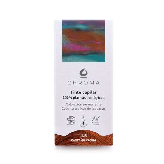 Chroma Tinte Bio 4.5 Castaño Caoba 100g