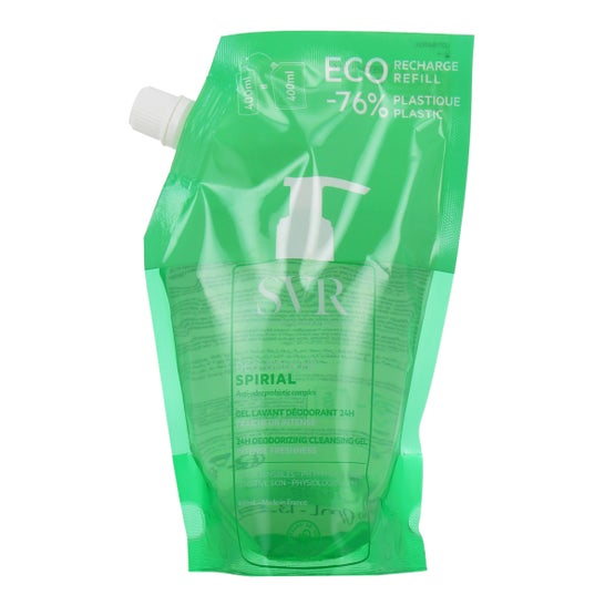 Svr Spirial Déo Douche Gel Limpiador 24H Eco Recarga 400 ml