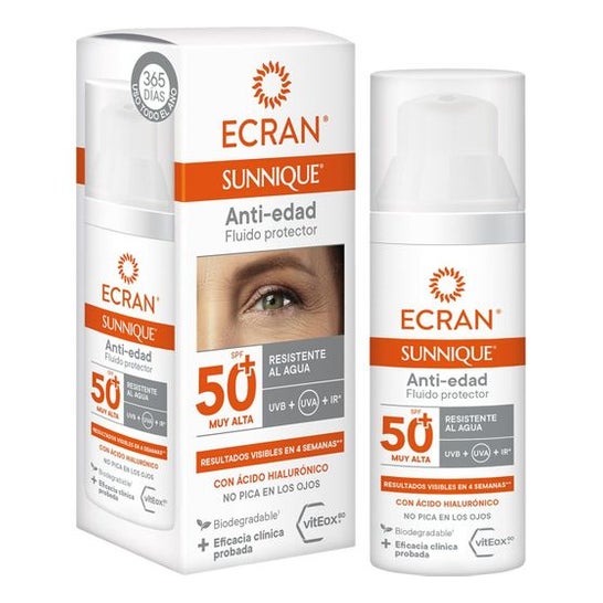 Ecran Sunnique Anti-Aging Facial Spf50+ 50ml