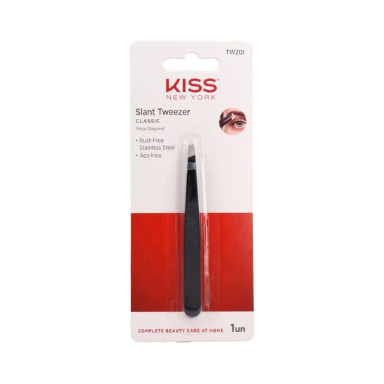 Red By Kiss KNY Slant Tip Tweezer Classic 1ud