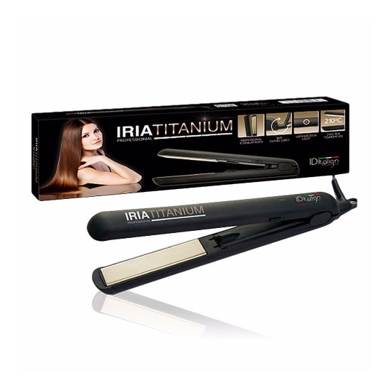 ID Italian Design Piastra Professionale per Capelli Iria Titanium 1 Unità
