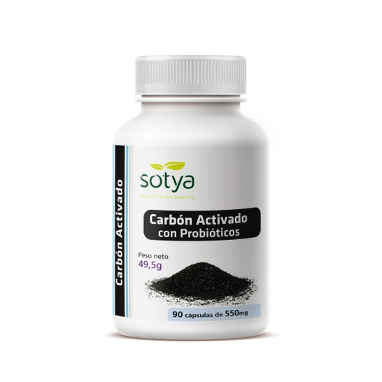 Sotya Probiotic Vegetable Carbon 550mg 60 caps.