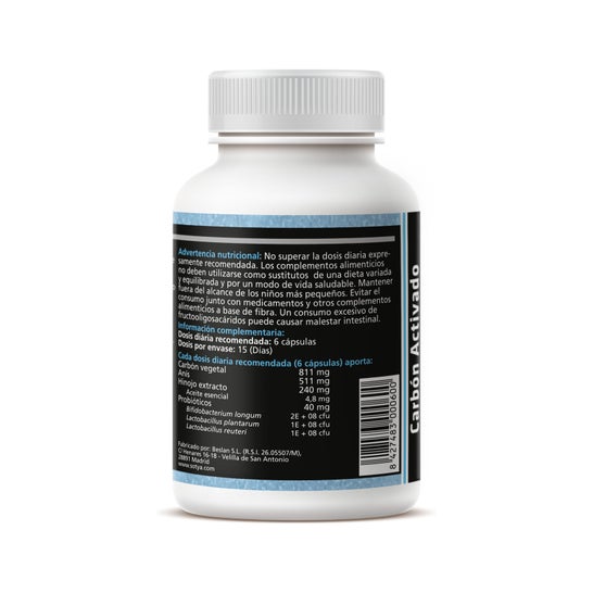Sotya Carbón Activado con Probióticos 90caps