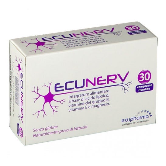 Ecupharma Wellness Line Nerveus Systeem Ecunerv Supplement 30 Tabletten