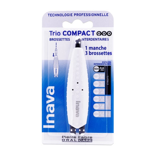 Inava Trio Compact Set Interdental Brushes ISO 0/0/0 0.6mm