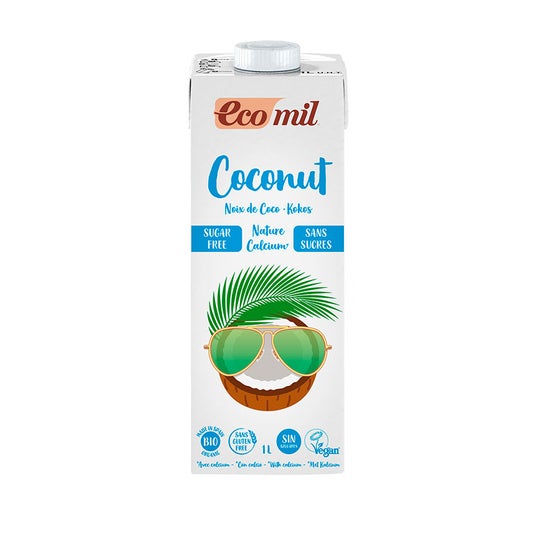 Ecomil Naturlig Kokosdrink Med Kalsium 1 L