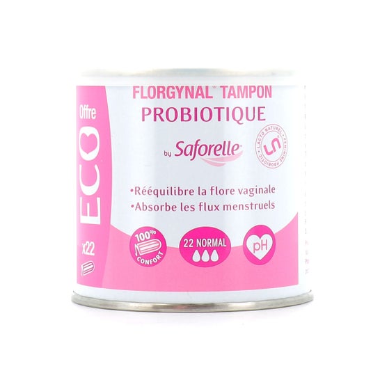 Saforelle Florgynal Tampon Probiotique Normal Par 22