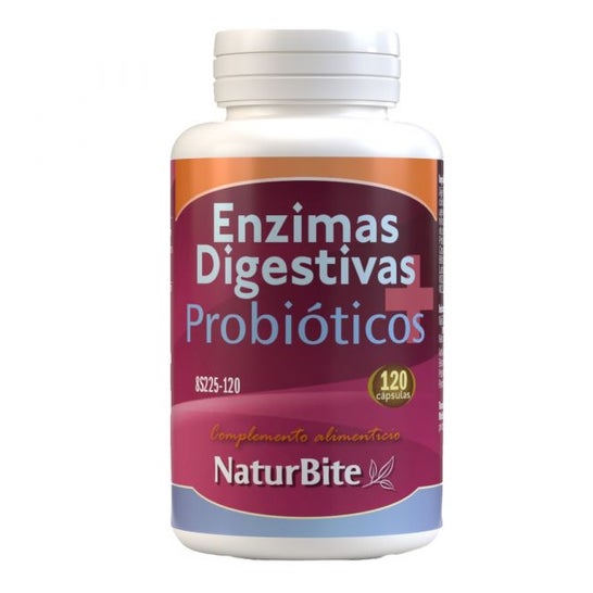 Naturbite Enzimas Digestivas+Probióticos 120caps