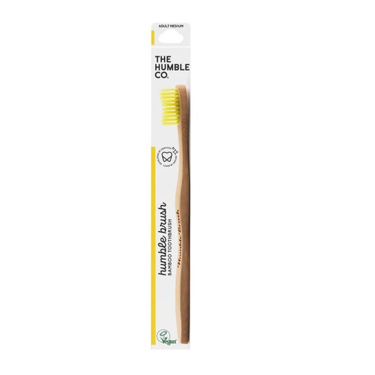 The Humble Toothbrush Medium Yellow 1piece