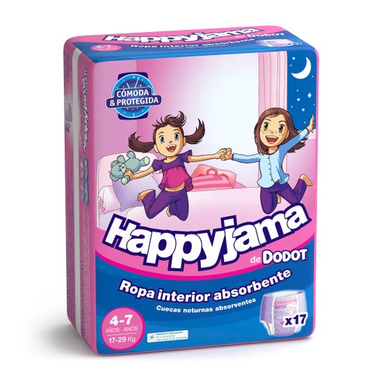 Dodot Happyjama infant diaper girl T-7 17uds