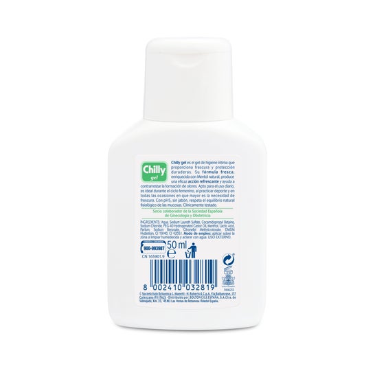 Chilly® gel higiene íntima refrescante 50ml
