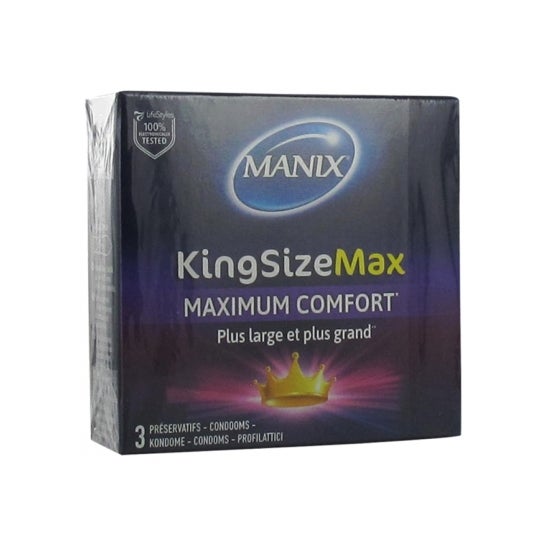 Manix Condoms King Size Maximum Comfort 3unts