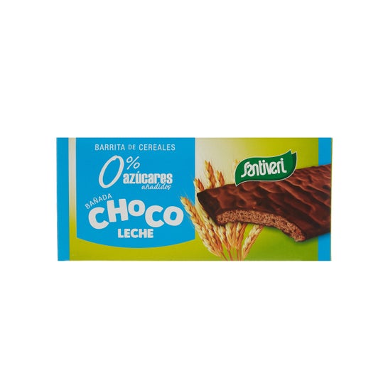 Santiveri Barrita Cereales Chocolate Leche sin Azúcar 12x17g