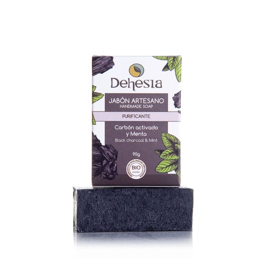 Dehesia Purifying Artisan Soap Activated Charcoal Mint 100 g