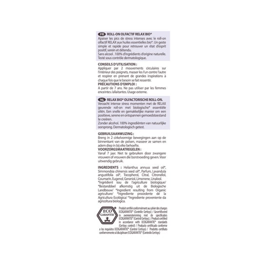 Pranarôm Aromaboost Relax Roll-On Bio 5 ml