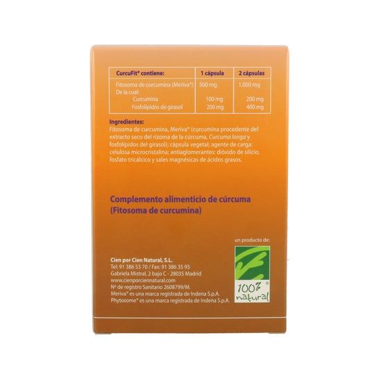 Cien Por Cien Natural CurcuFit 90caps