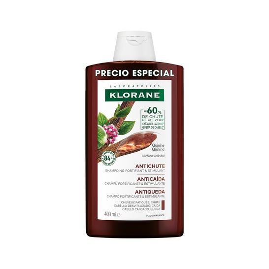 Klorane Champú a la Quinina Anticaída Cabello Debilitado 400 ml