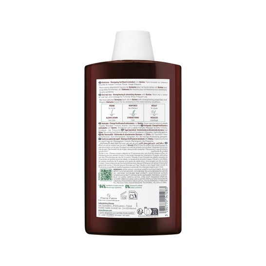 Klorane Shampoo Chinina e Vitamina B 400ml