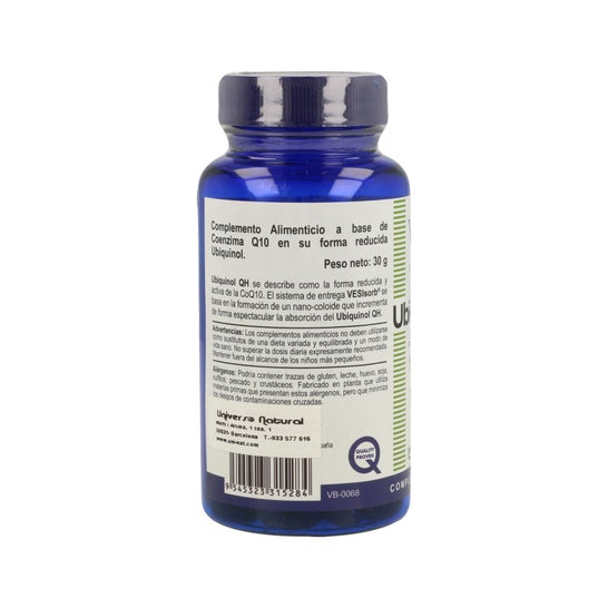 Vbyotics Ubiquinol QH 100mg 50 Perlas