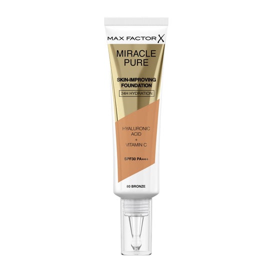 Max Factor Miracle Pure Foundation SPF30 80 Bronze 30ml