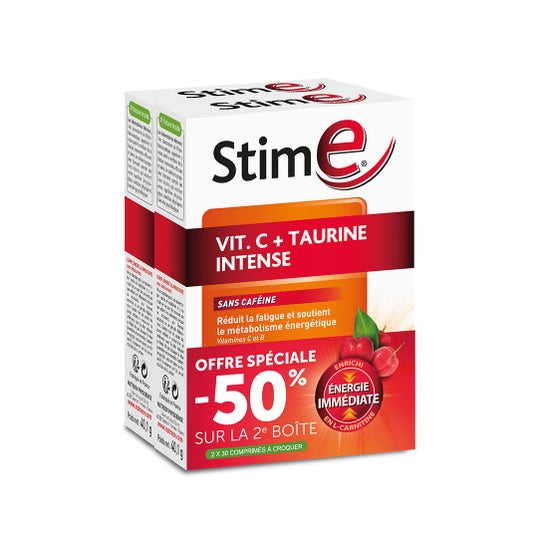 Nutreov Pack Stim E Vitamina C + Taurina Intense 2x30caps