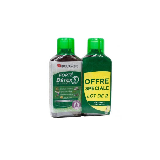 Forte Pharma Forte Detox 5 Órganos 2x500 ml