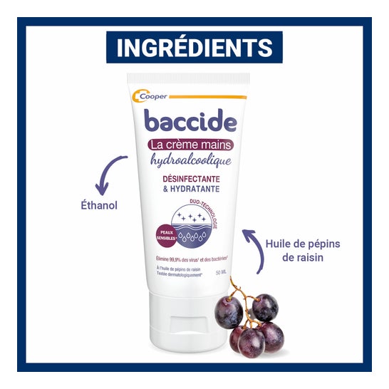 Baccide Crema Manos Hidroalcohólica 50 ml