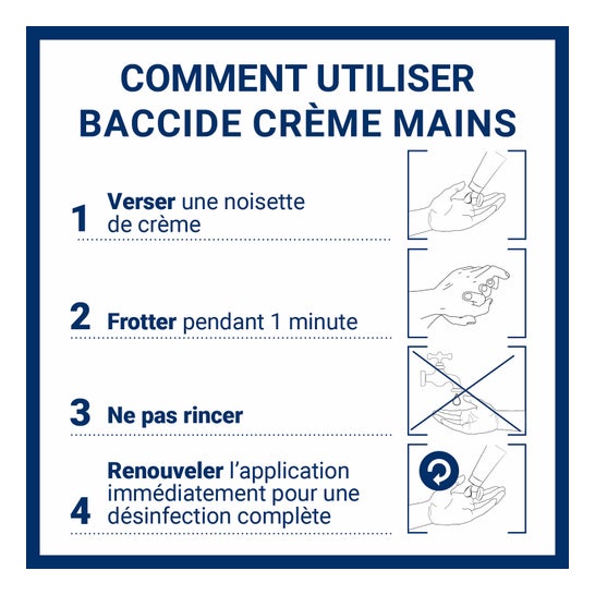 Baccide Crema Manos Hidroalcohólica 50 ml