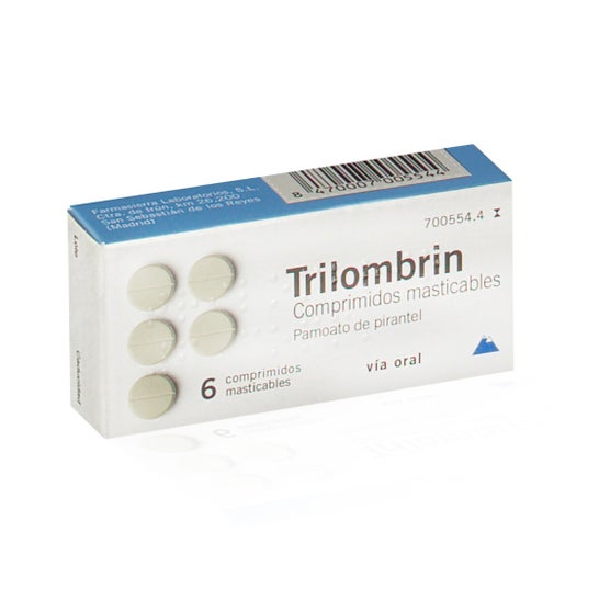 Trilombrin 250mg 6 comp masticables