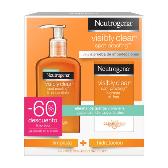 Neutrogena Pack Visibly Clear Hidratante + Limpiador Diario 1ud
