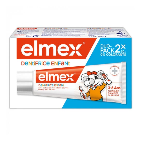 Elmex Baby Tandpasta Kit 3-6 Jaar 2x50ml