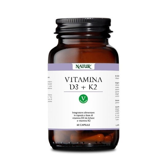 Natur Vitamina D3 + K2 60caps
