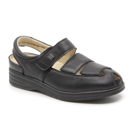Mabel Shoes Sandalia de Piel Negro Talla 37 1 Par