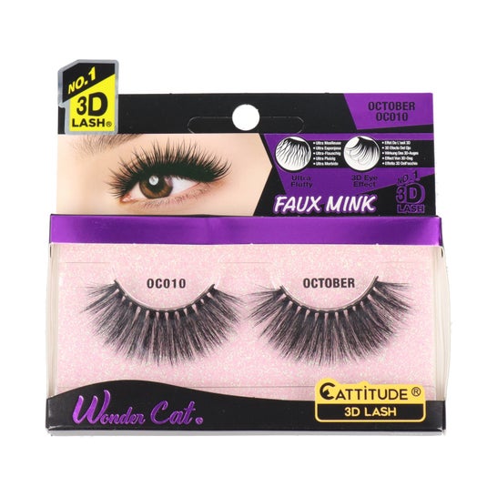 Ebin New York Wonder Cat Cattitude 3D Lash October 1 Par