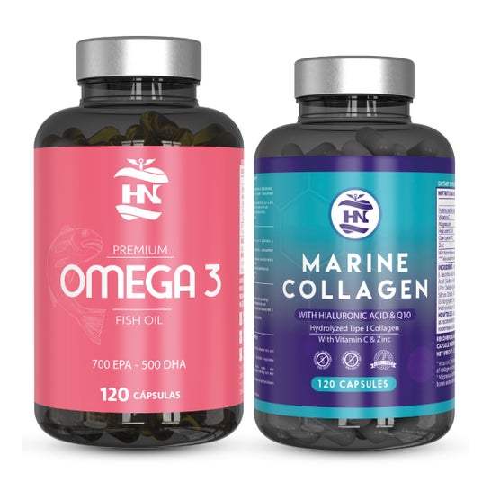HN Pack Premium Omega 3 120 caps + Colageno Marino 120 caps