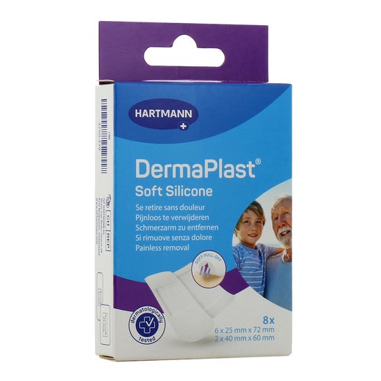 Dermaplast Soft Silicone Apósito 2 Tallas 8uds