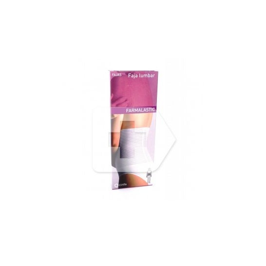 Farmalastic faja lumbar blanca velcro T-4 1 ud