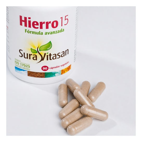Sura Vitasan Hierro 15 90 caps