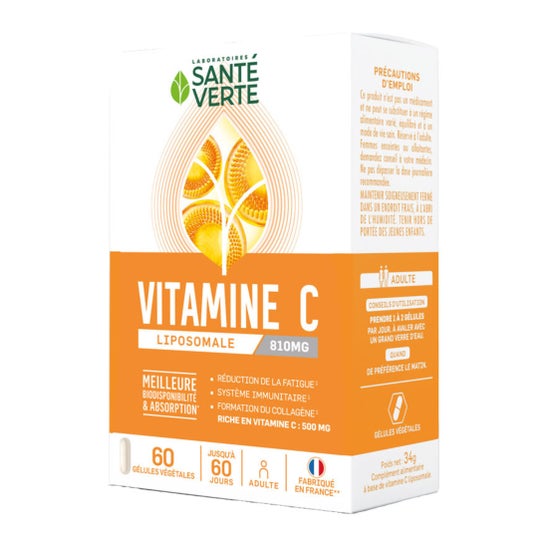 Santé Verte Vitamina C Liposomal 810mg 60 Perlas