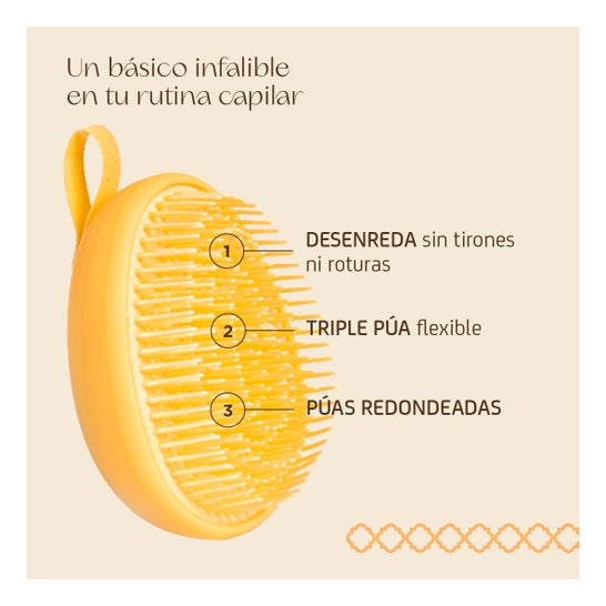 Nuggela & Sulé Cepillo Tangle Tamer Amarillo Limón 1 ud