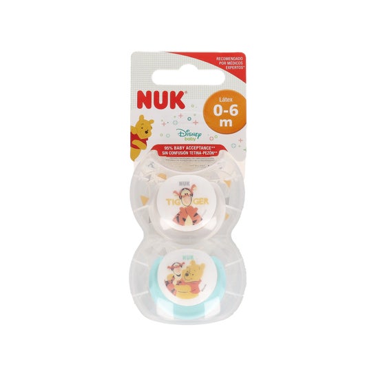 Nuk™ succhietto Disney anatomico con tettarella in lattice misura 1 2pz