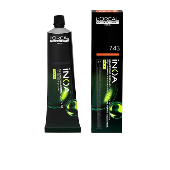L'Oréal Inoa Ammonia-Free Permanent Color 7.43 60g